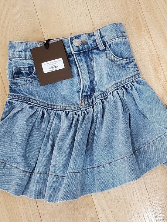 Bamboo Other - Denim toddler skirt ×2